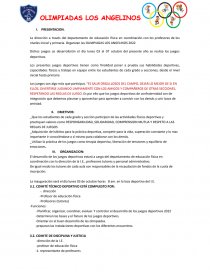OLIMPIADAS LOS ANGELINOS 2022. Página 1