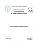 Corrientes contemporáneas del pensamiento social