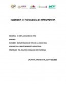 IMPLANTACIÓN DE TPM EN LA INDUSTRIA