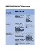 CIENCIAS SOCIALES Y SU CAMPO DE ESTUDIO