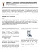 CALIBRACION DE LA BALANZA ANALITICA Y COMPARACIÓN CON LA BALANZA DE TRES BRAZOS