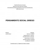 PENSAMIENTO SOCIAL GRIEGO