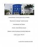 Resumen de Liderazgo Transformacional