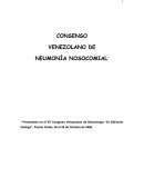 CONSENSO DE NEUMONÍA NOSOCOMIAL 2006