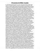 El ascenso de Hitler al poder