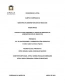 PROYECTO PARA OBTENER EL GRADO DE MAESTRO EN ADMINISTRACIÓN DE NEGOCIOS