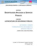Códigos de ética aplicables al servicio público