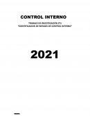 Identificacion de riesgos de control interno