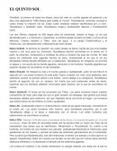 Leyenda del quinto sol versión mexica