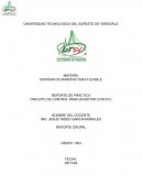 CIRCUITO DE CONTROL PARA UN MOTOR CON PLC