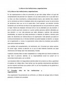 La ética en las instituciones y organizaciones