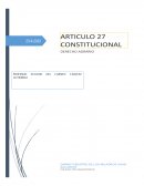 ARTICULO 27 CONSTITUCIONAL
