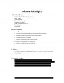 Informe Psicologico
