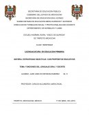 FUNCIONES DEL LENGUAJE ORAL Y ESCRITO