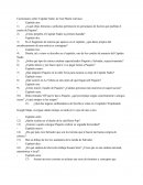 Capitán Nadie Preguntas de examen