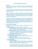 El plan de trabajo para elaborar el ensayo