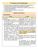 Principios de Psicoterapia