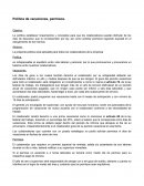 Política de vacaciones, permisos