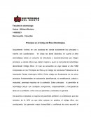 Principios en el Código de Ética Odontológica