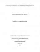 GEOPOLITICA. COMERCIO INTERNACIONAL