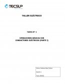 Operaciones básicas con conductores electricos
