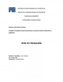 Realidad Cultural Venezolana a través de hechos Folclóricos y populares. Arte en Venezuela