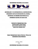 ¿De qué manera la epistemología contribuye a la construcción del pensamiento crítico de los estudiantes de la carrera de ingeniería mecatrónica de la Universidad Nacional de Juliaca, Juliaca 2022?