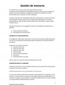 Gestión de memoria