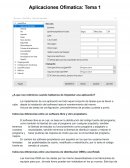Aplicaciones Ofimatica: Tema 1