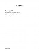 Quimica. Examen parcial