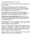 Comunicacion interna en la empresa