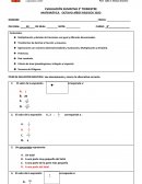 EVALUACIÓN SUMATIVA 2° TRIMESTRE MATEMÁTICA. OCTAVO s/r