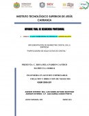 IMPLEMENTACION DE PLAN DE MARKETING DIGITAL EN LA EMPRESA “PURIFICADORA GOTAS DE CRISTAL”.