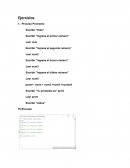 INFORMATICA Ejercicios