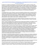 ¿Que esteriotipos determinan y promueven la discriminación entre los grupos raciales en México?