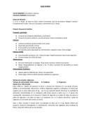 CASO CLÍNICO : Hiporexia