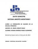 LA FORMACIÓN DE VALORES EN LA ESCUELA PRIMARIA