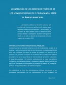 VULNERACIÓN DE LOS DERECHOS POLÍTICOS DE LOS SERVIDORES PÚBLICOS Y CIUDADANOS, DESDE EL ÁMBITO MUNICIPAL
