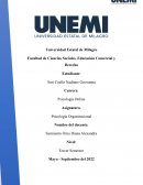 Psicología Organizacional. Neuropsicologia