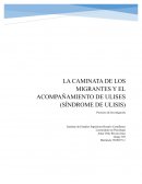 LA CAMINATA DE LOS MIGRANTES