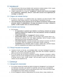 Resum Metode Lean Startup. Página 1