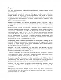 Actos Procesales y Formas de Terminacion del Proceso. Página 1