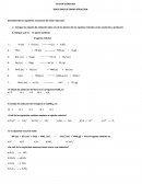 GUIA DE EJERCICIOS. REACCIONES DE OXIDO-REDUCCION