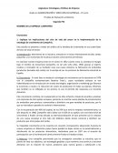 Política de empresa y estrategia CAMPOFRÍO