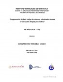 Programación de bajo código de sistemas robotizados basada en operación dirigida por modelo