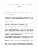 ANÁLISIS DEL LA NORMATIVIDAD ACERCA DEL DELITO DE ABORTO