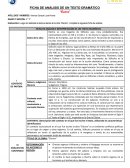 FICHA DE ANÁLISIS DE UN TEXTO DRAMÁTICO “Electra”