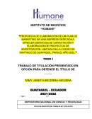 PROPUESTA DE UN PLAN DE MARKETING