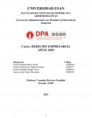 DERECHO EMPRESARIAL APLICADO