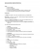 Religiones monoteístass
